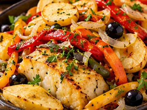 Bacalhau à Narcisa — Imagem ilustrativa criada digitalmente