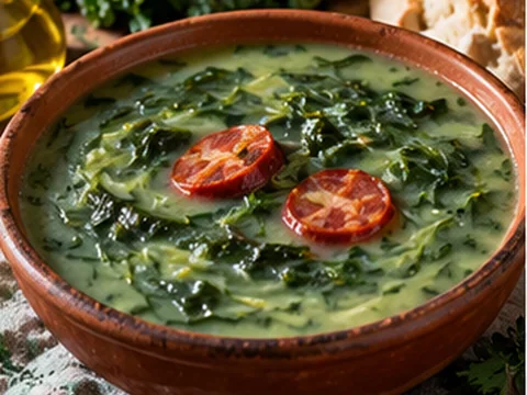Caldo Verde — Imagem ilustrativa criada digitalmente