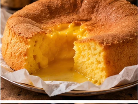 Pão de Ló de Alfeizerão — Imagem ilustrativa criada digitalmente
